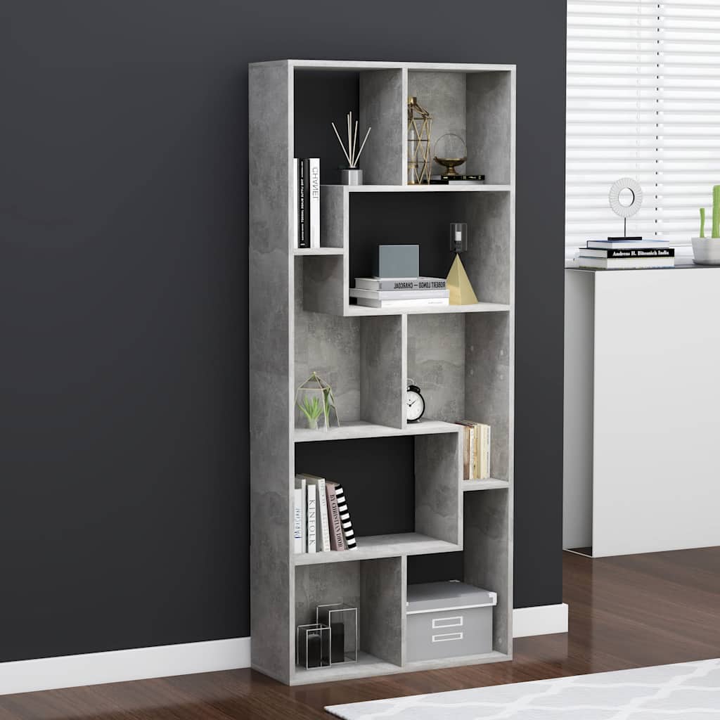 Bücherregal Weiß 67x24x161 cm Holzwerkstoff