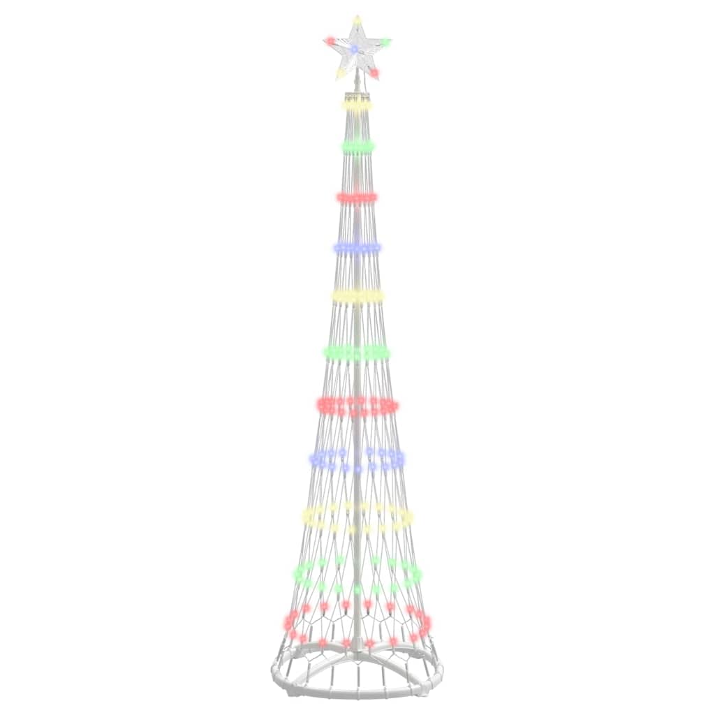 LED-Weihnachtsbaum Warmes Weiß 51 x 51 x 190 cm Metall