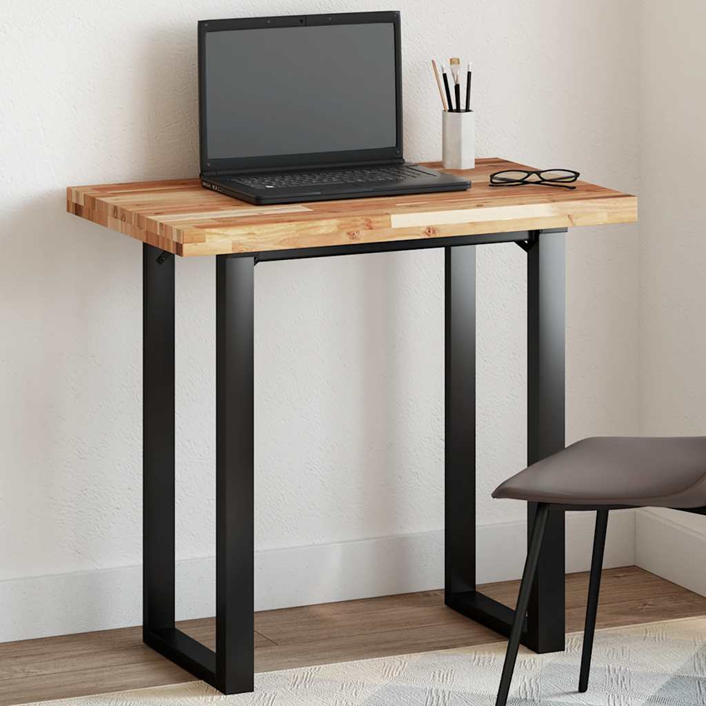 Tischplatte Rechteckig 60x50x2 cm Massivholz Akazie