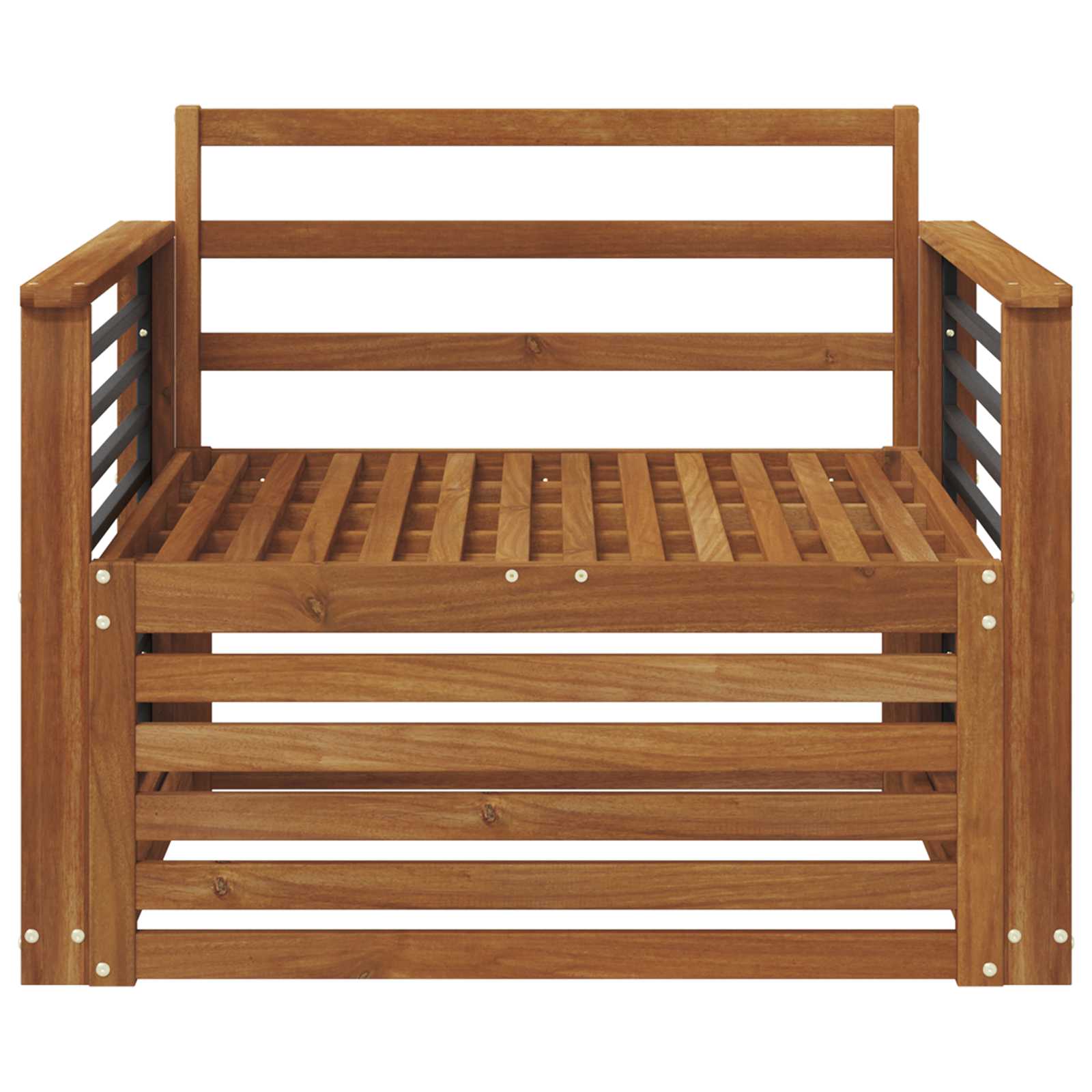 2 Stück Outdoor-Sofa Natur