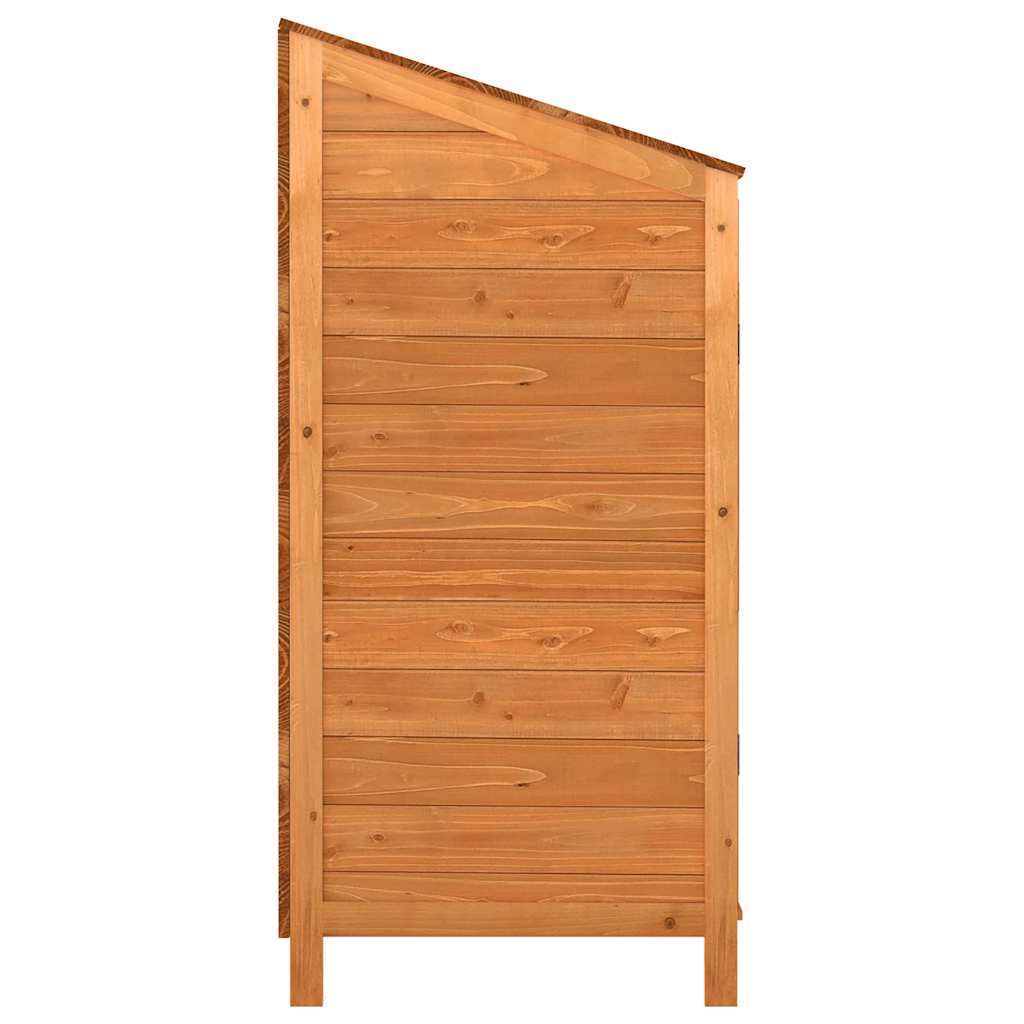 Geräteschuppen 55x52x174,5 cm Massivholz Tanne