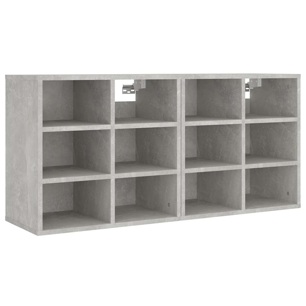 Schuhregale 2 Stk. Weiß 52,5x30x50 cm