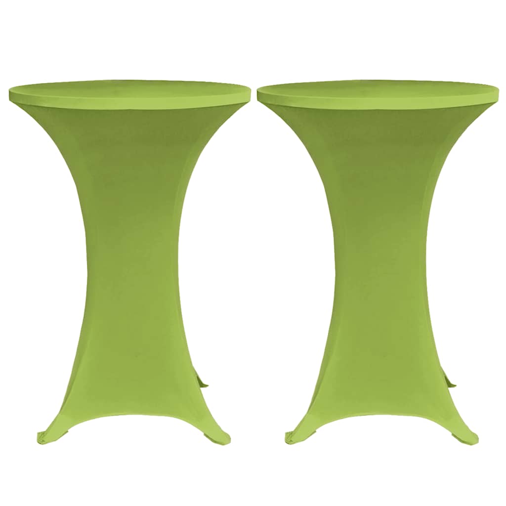 Tischhusse Stretchhusse 2 Stk 70 cm Anthrazit