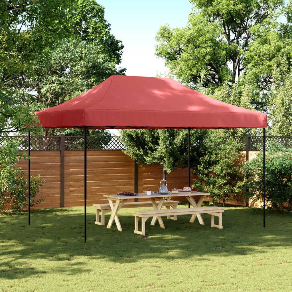 Partyzelt Faltbar Pop-Up Beige 410x279x315 cm