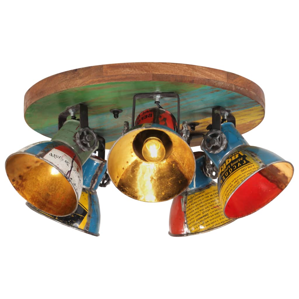 Wandlampe Industriestil Silbern 45x25 cm E27