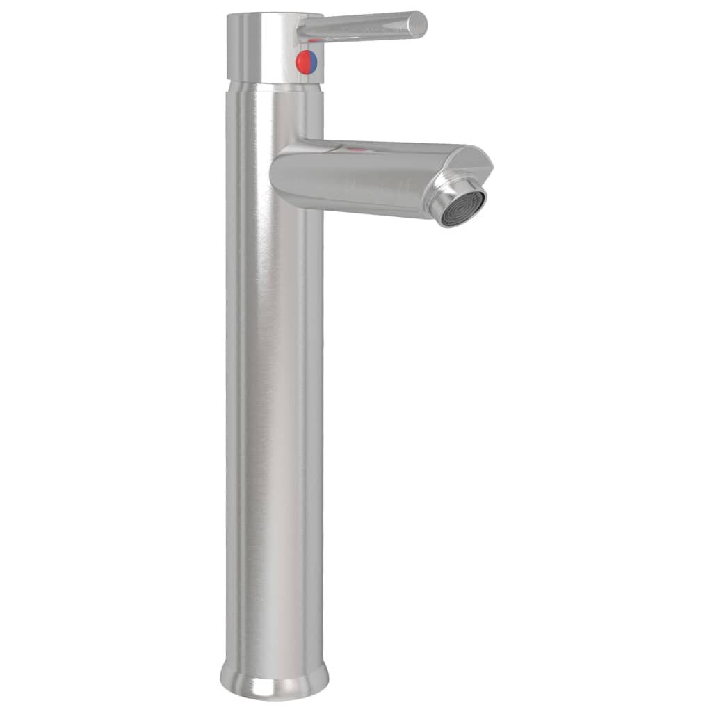 Waschbecken mit Armatur und Ablaufgarnitur Hartglas