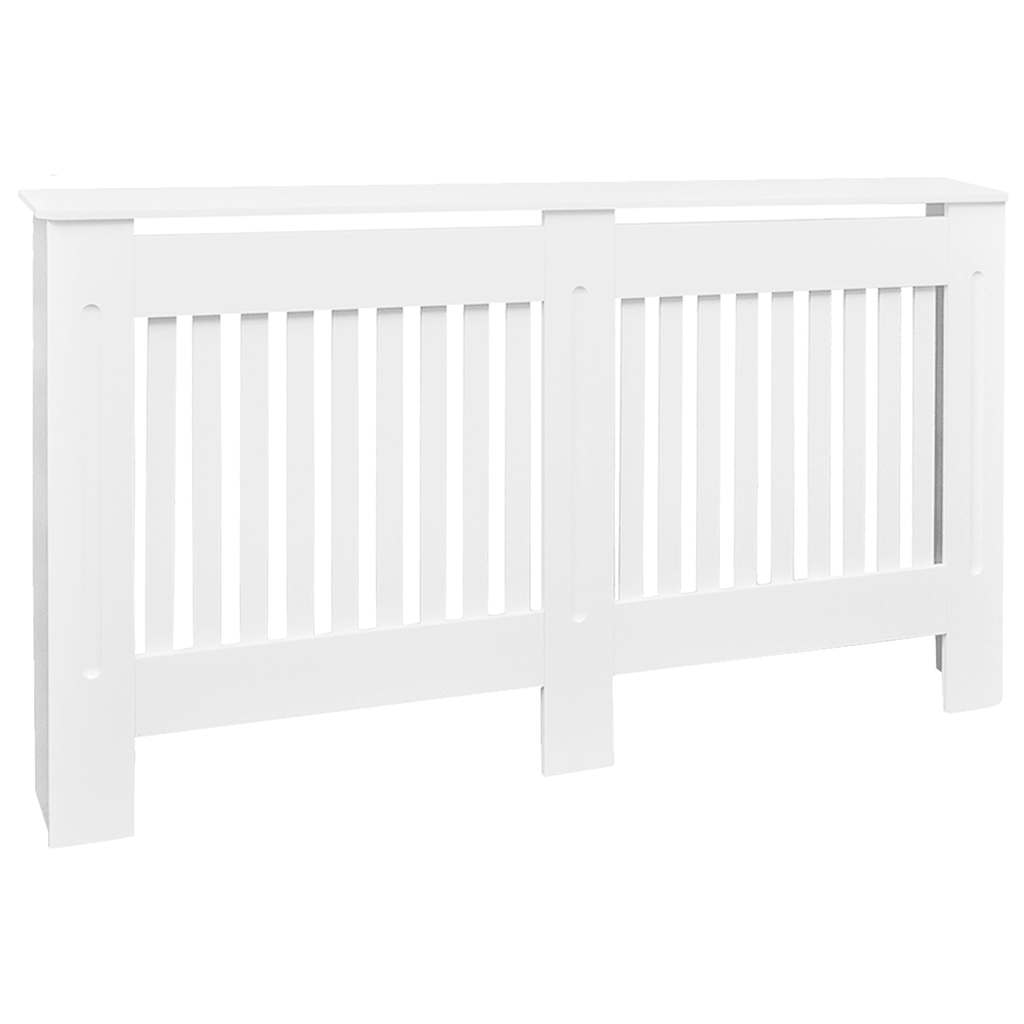 Holzwerkstoff Heizkörper-Abdeckung Heizkörperverkleidung 112 cm, weiß