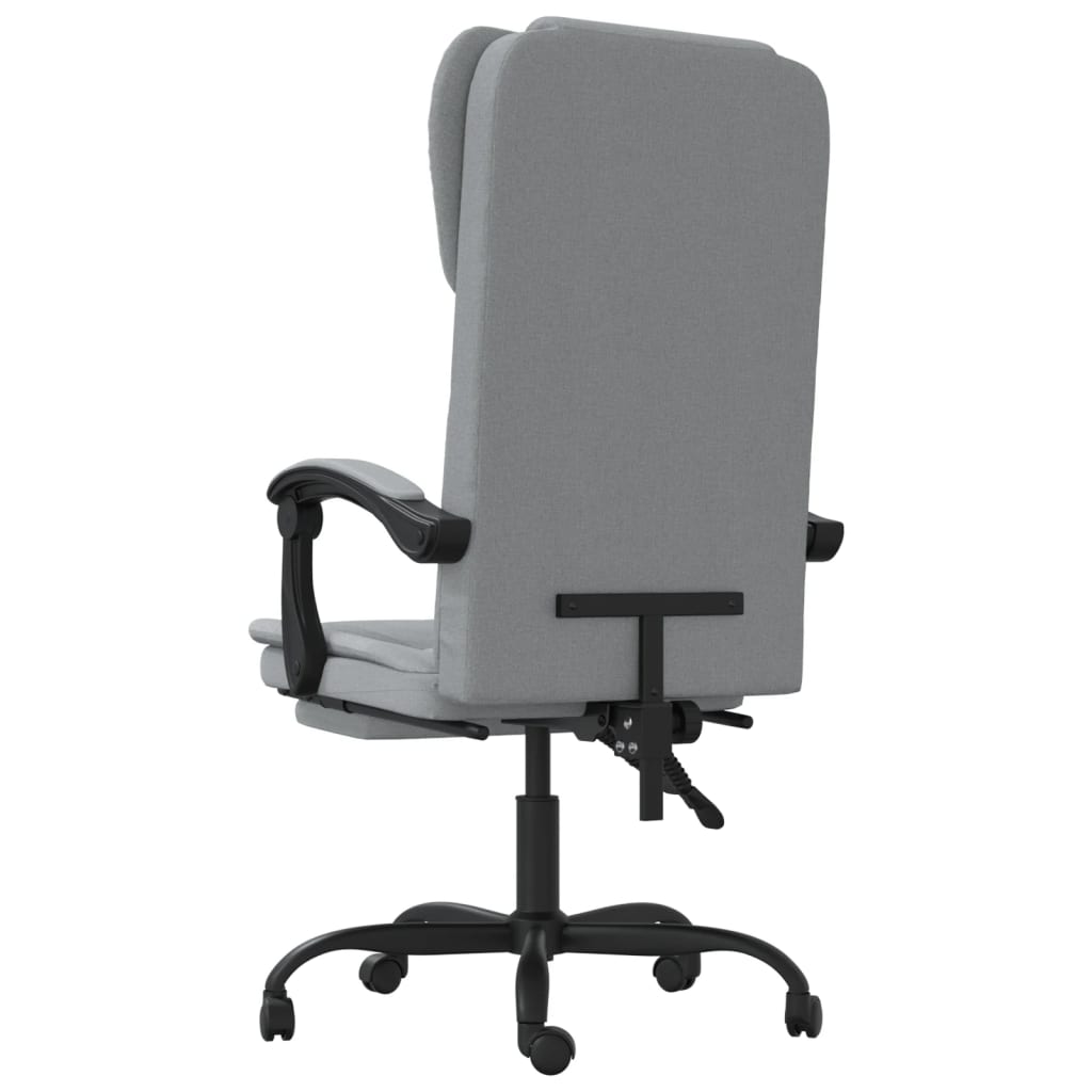 Bürostuhl mit Liegefunktion Taupe Stoff