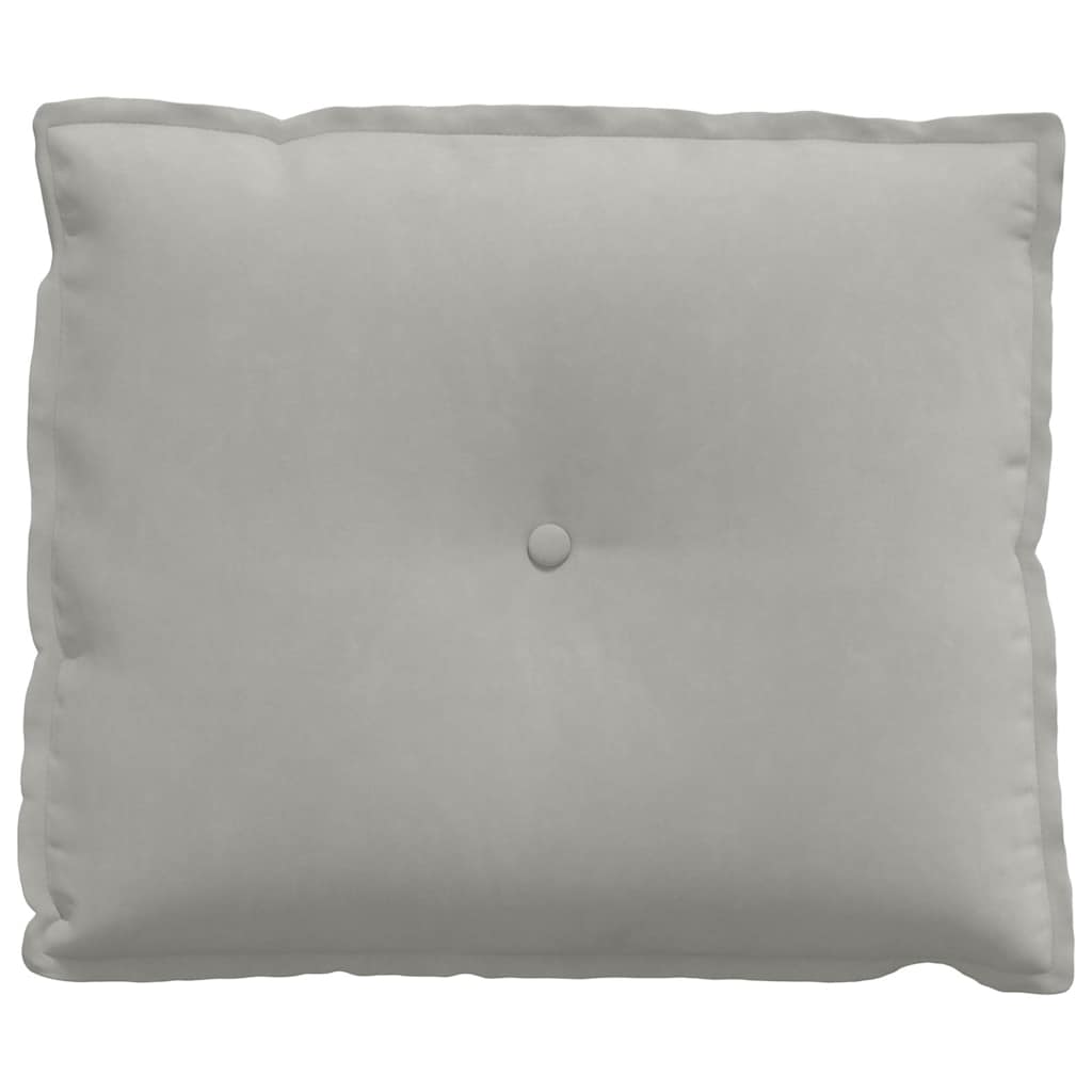 Rückenkissen Taupe 50 x 45 cm Mikrofaserstoff