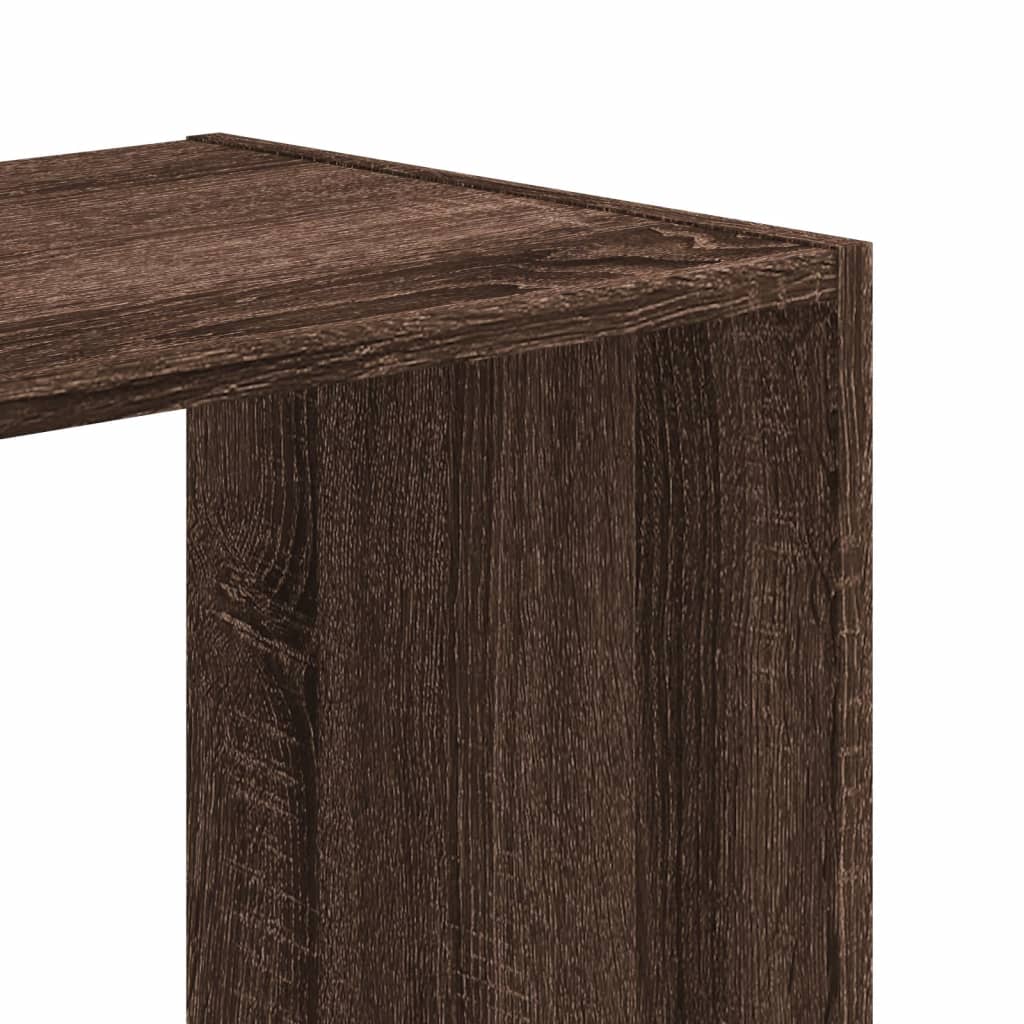 Bücherregal Schwarze Eiche 102 x 32 x 102 cm