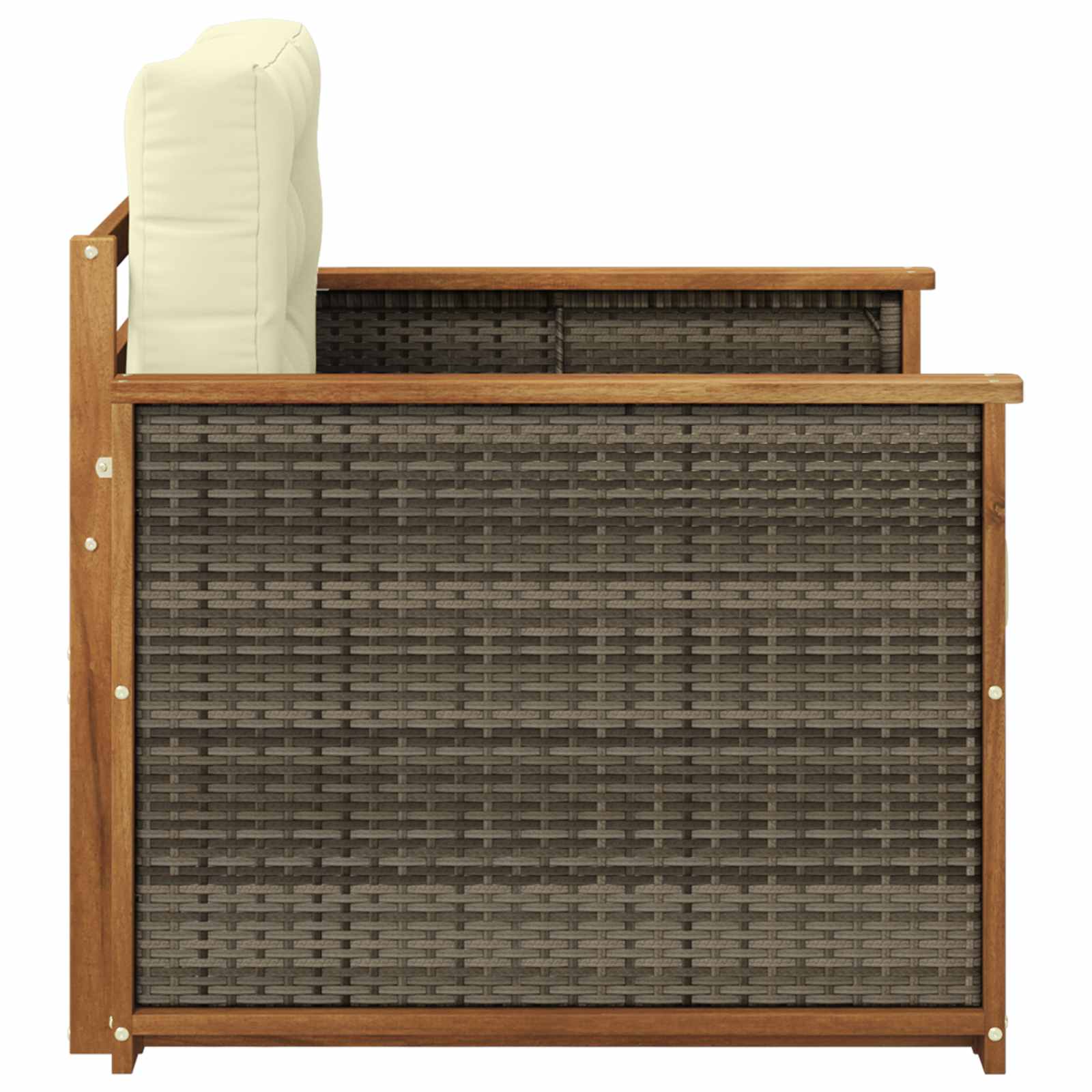 2 Stück Outdoor-Sofa Natur