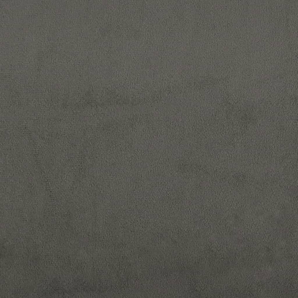 Kopfteil mit Ohren Dunkelblau 93x23x78/88 cm Samt