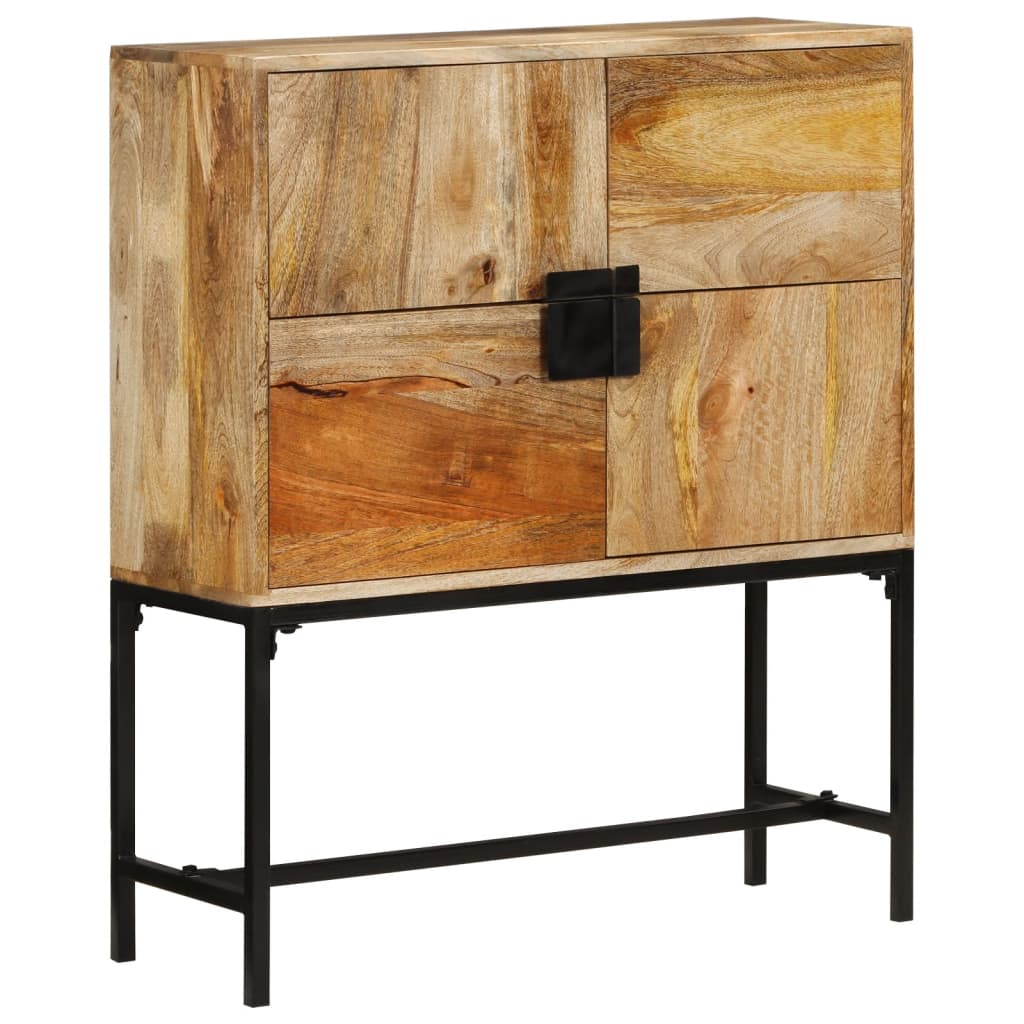 Highboard 80x30x100 cm Massivholz Mango