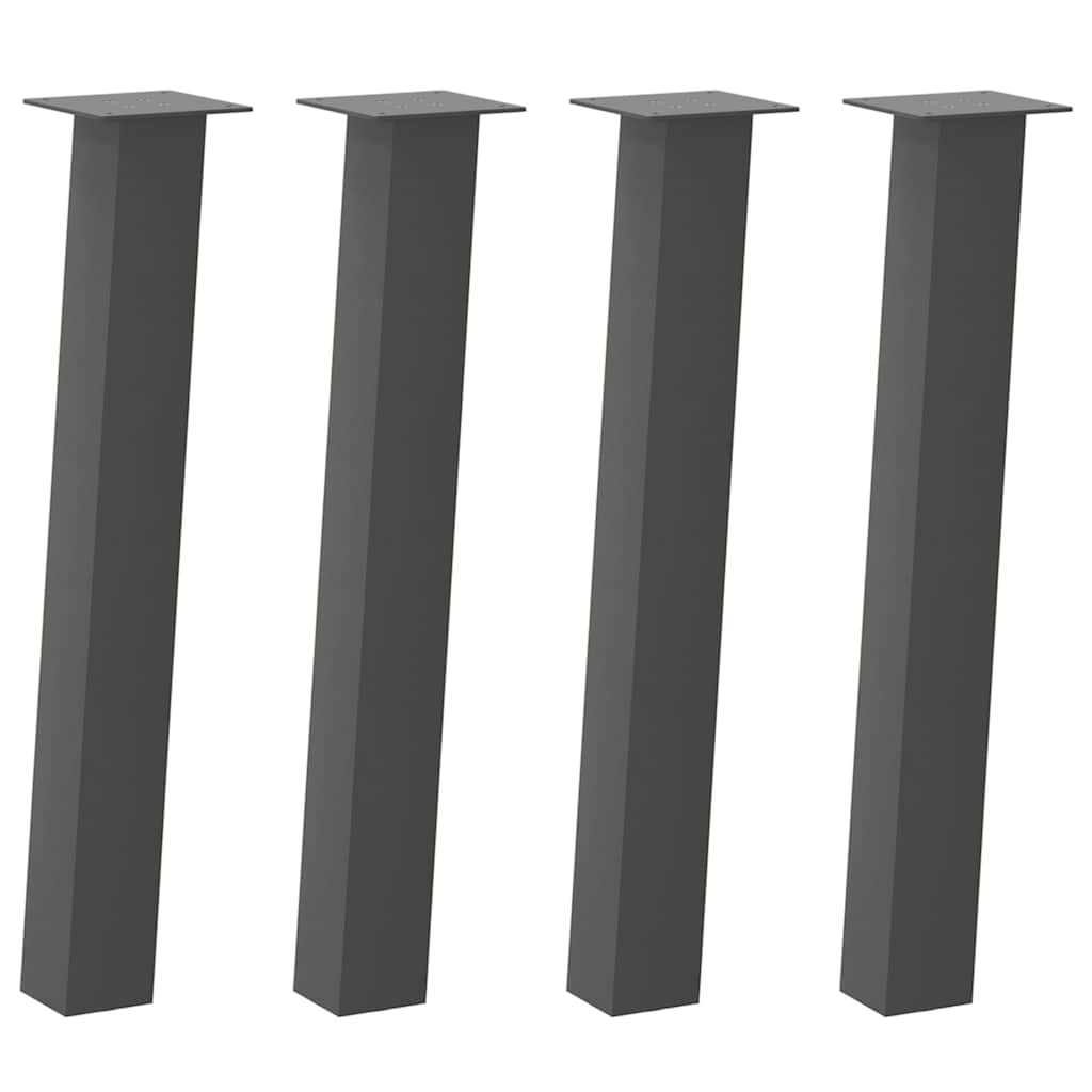 Couchtischbeine 4 Stk. Schwarz 30 cm Stahl