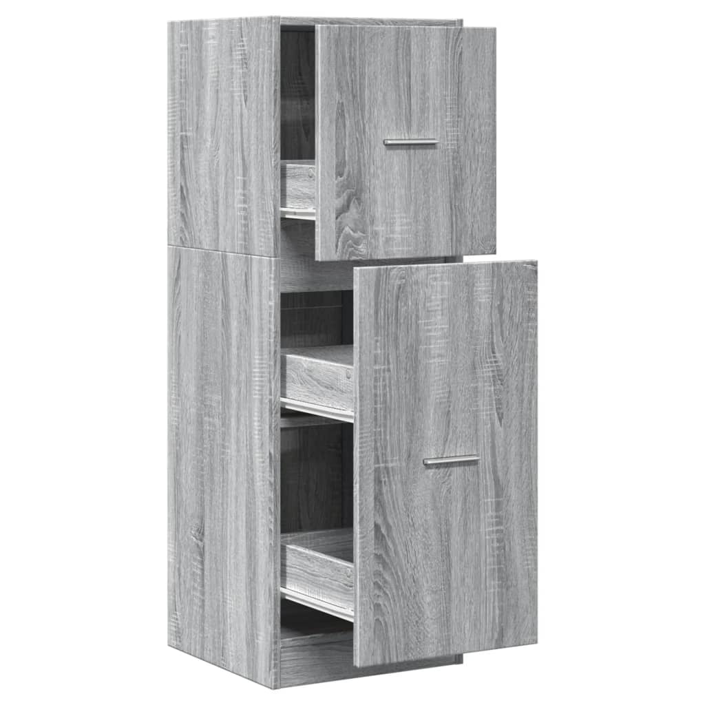 Apothekerschrank Weiß 30 x 41 x 174,5 cm Holzwerkstoff