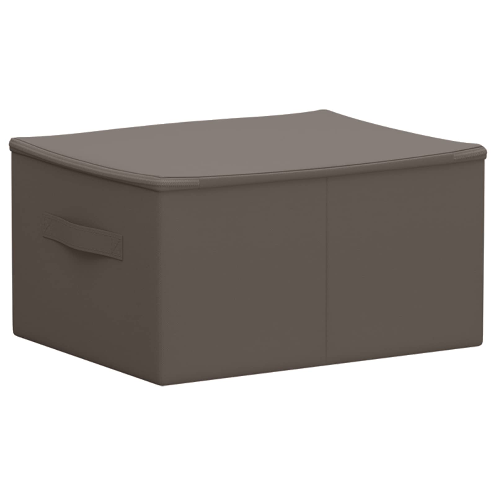 Aufbewahrungsbox Stoff 50x30x25 cm Anthrazit