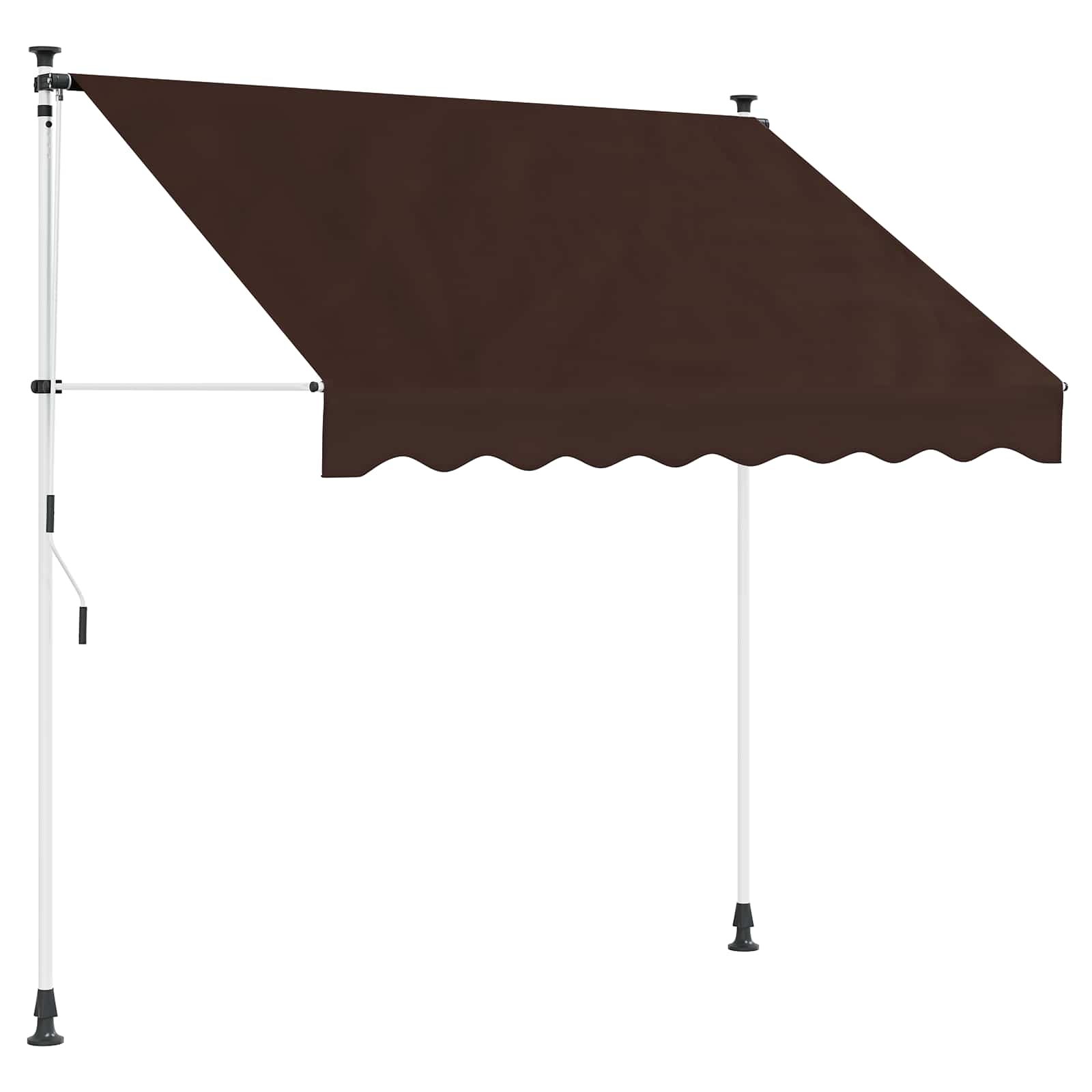 Einziehbare Markise Handbetrieben 150 cm Anthrazit