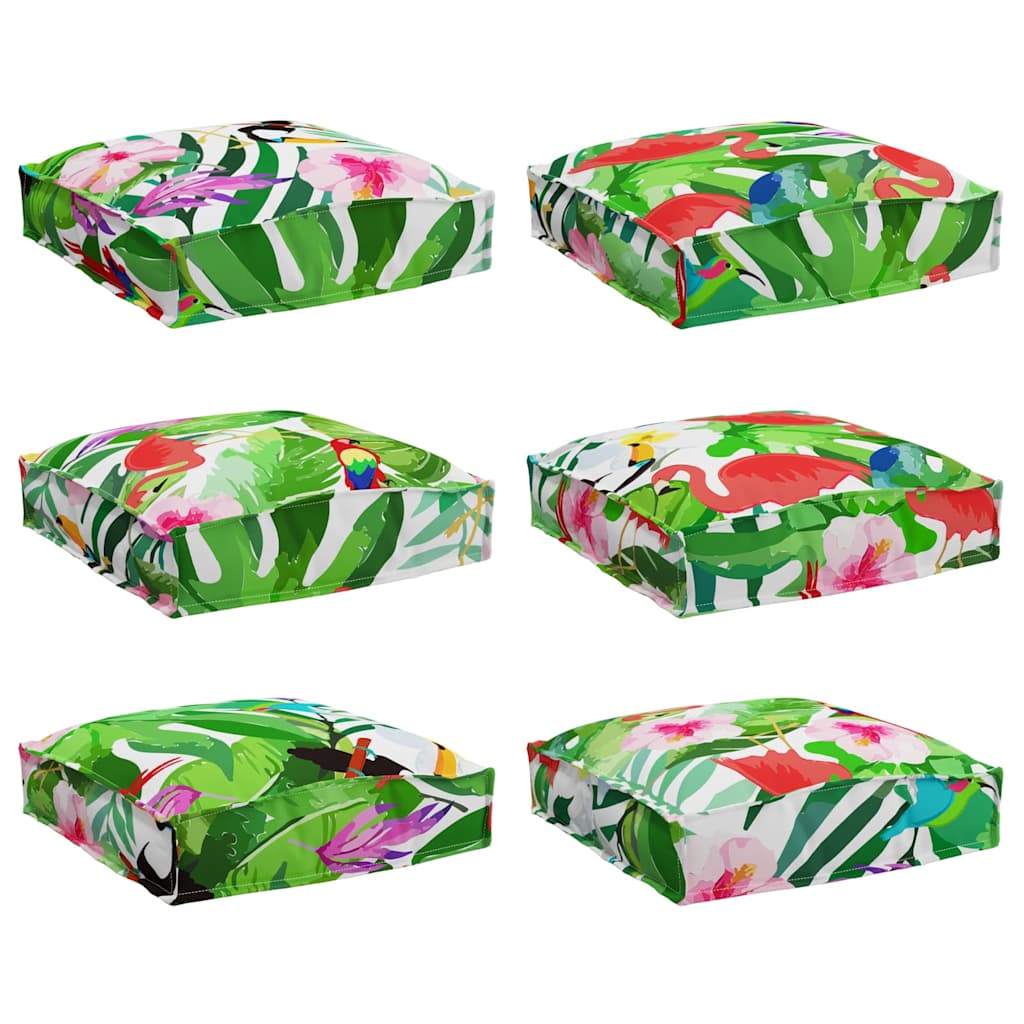 Kissen 2 pcs Anthrazit 40 x 40 x 8 cm Oxford-Stoff