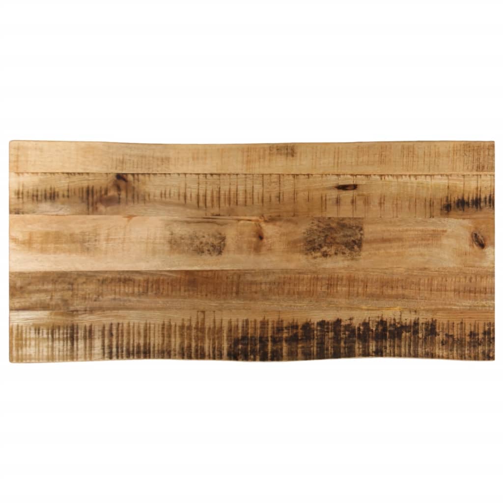 Tischplatte 40x40x2,5 cm Rechteckig Massivholz Akazie Baumkante