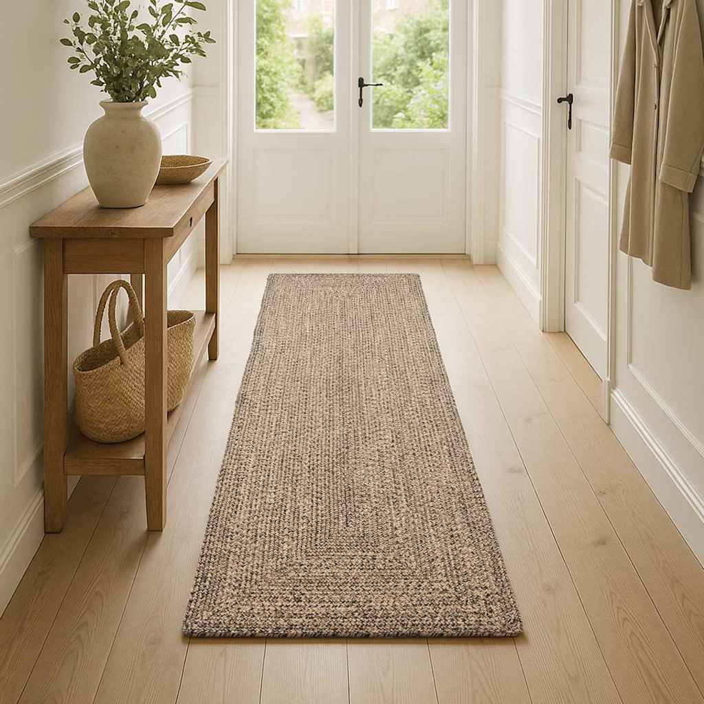 Bereichsteppiche Natürlich und Weiß 60 x 110 cm Jute