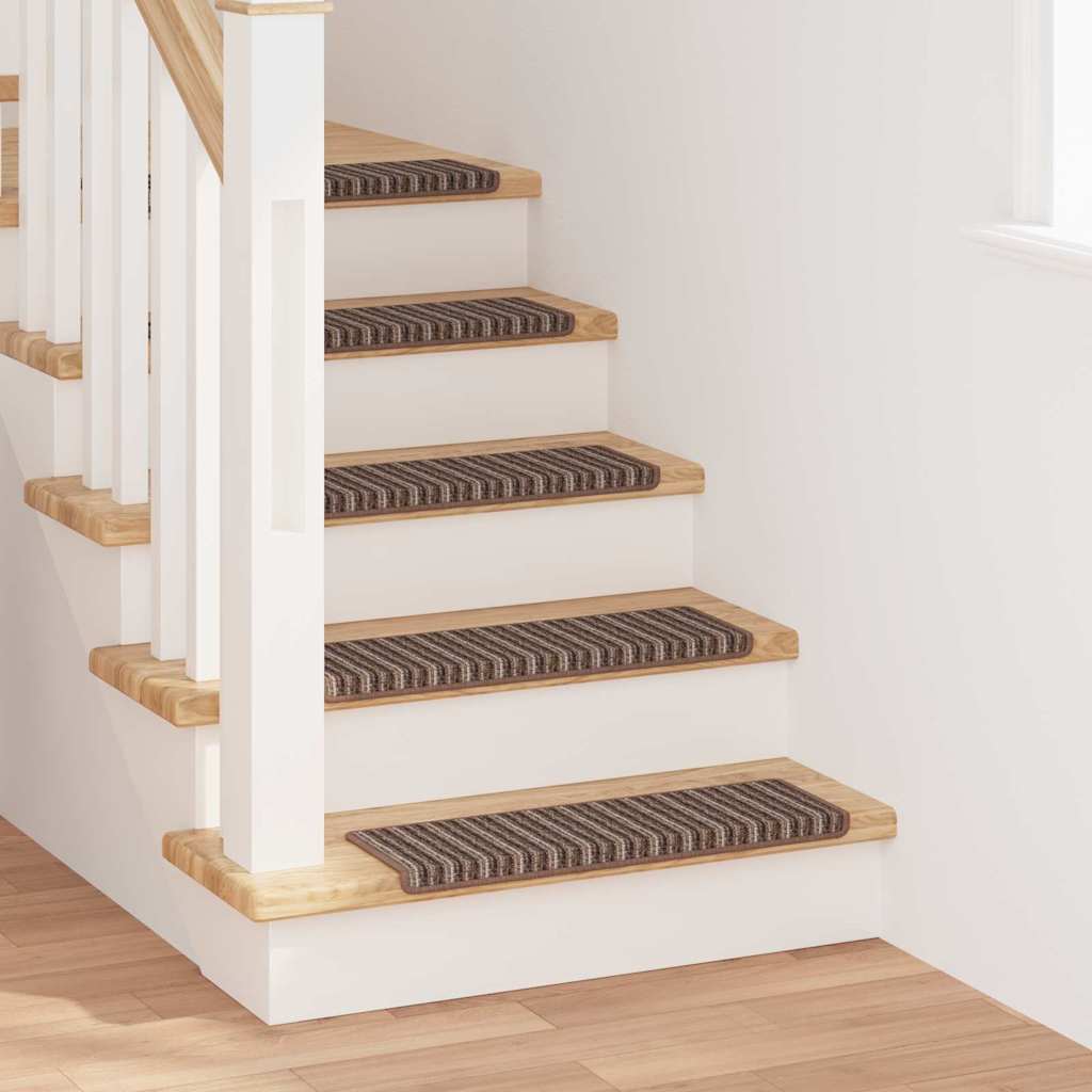 Selbstklebende Treppenschoner 15 pcs Anthrazit 65 x 21 x 4 cm