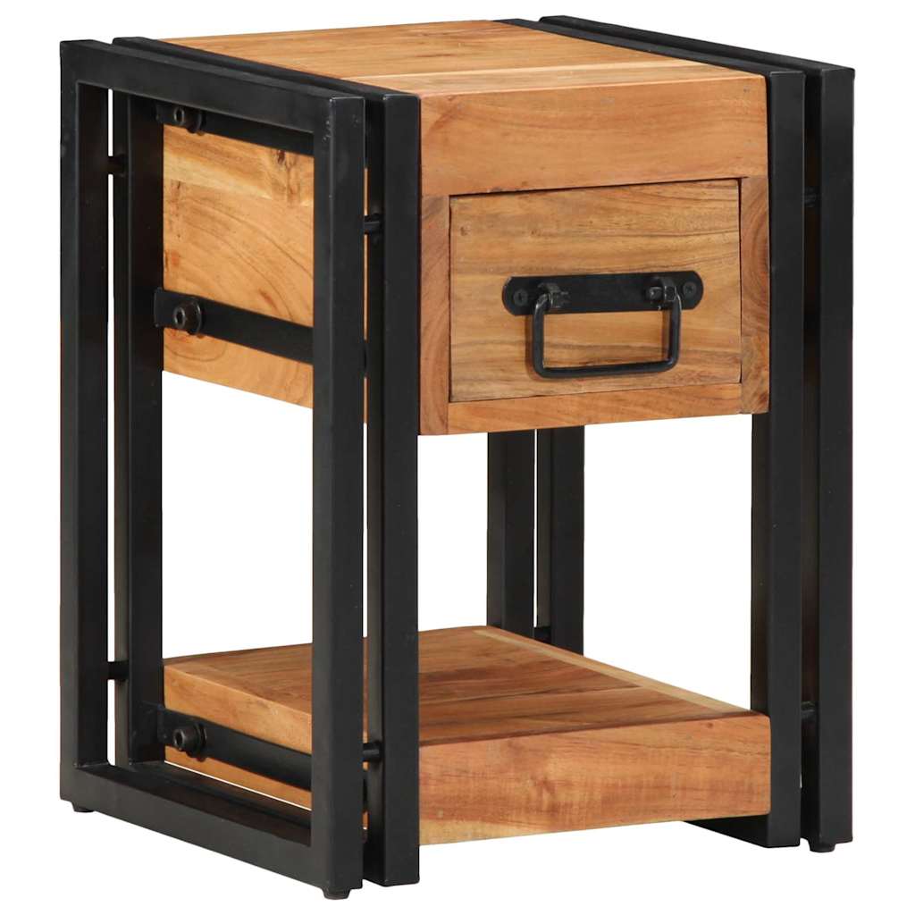 Nachttisch 40 x 35 x 50 cm Massives upgecyceltes Holz