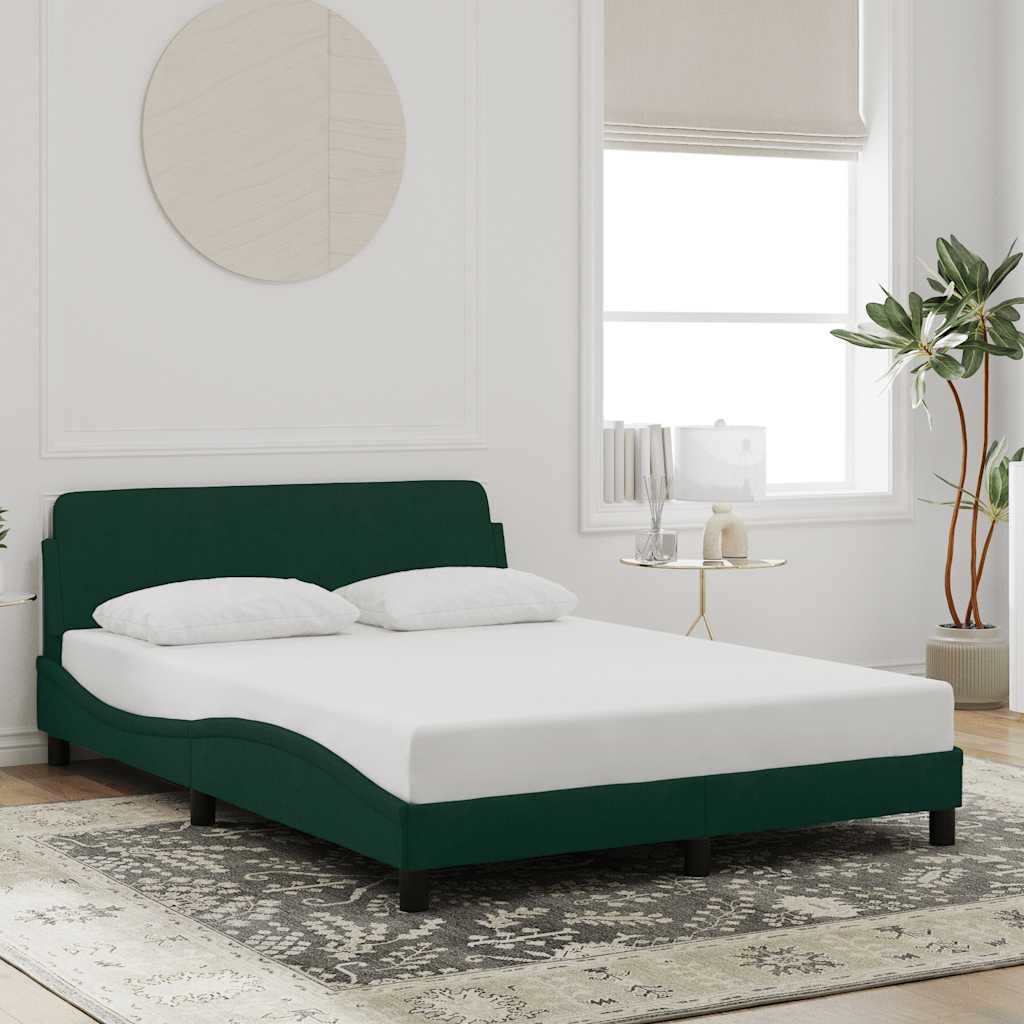 Bettgestell "Dover" Hellgrau 80x200 cm Samt