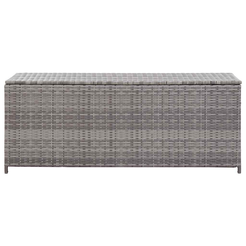 Garden-Auflagenbox Schwarz 150x50x60 cm Poly Rattan