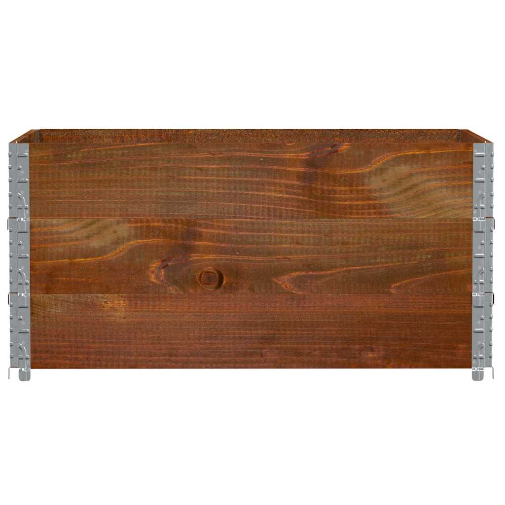 Pflanzkasten Grau 150x100 cm Massivholz Kiefer