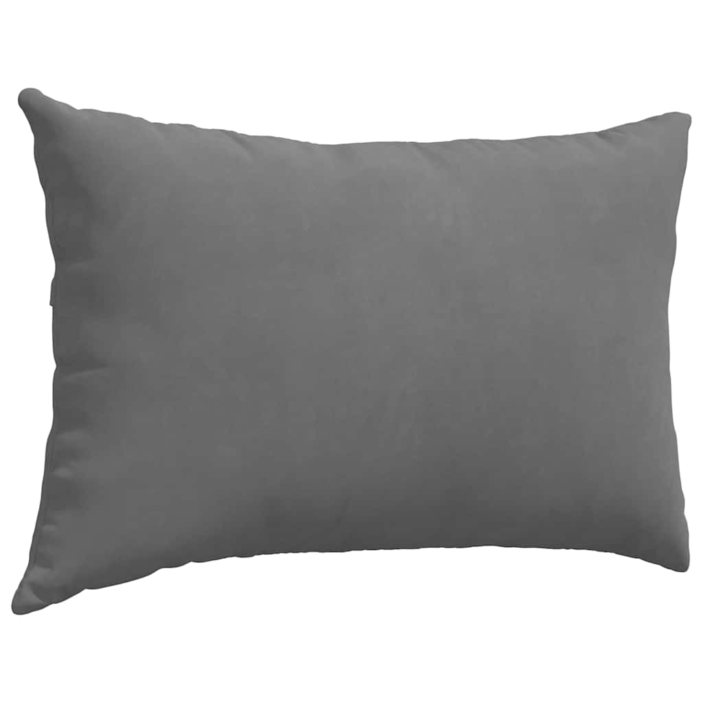 Sofakissen 2 Stück Taupe 50 x 30 cm Stoff
