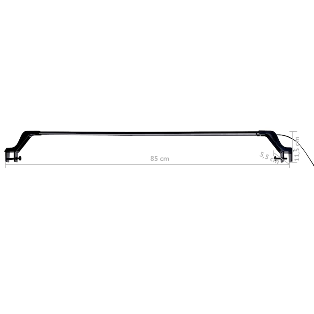 LED-Aquariumleuchte mit Klemme 25-45 cm Blau und Weiß