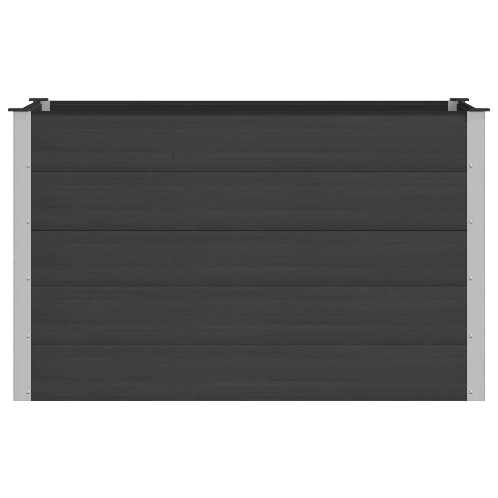 Garten-Hochbeet 200x50x54 cm WPC Grau