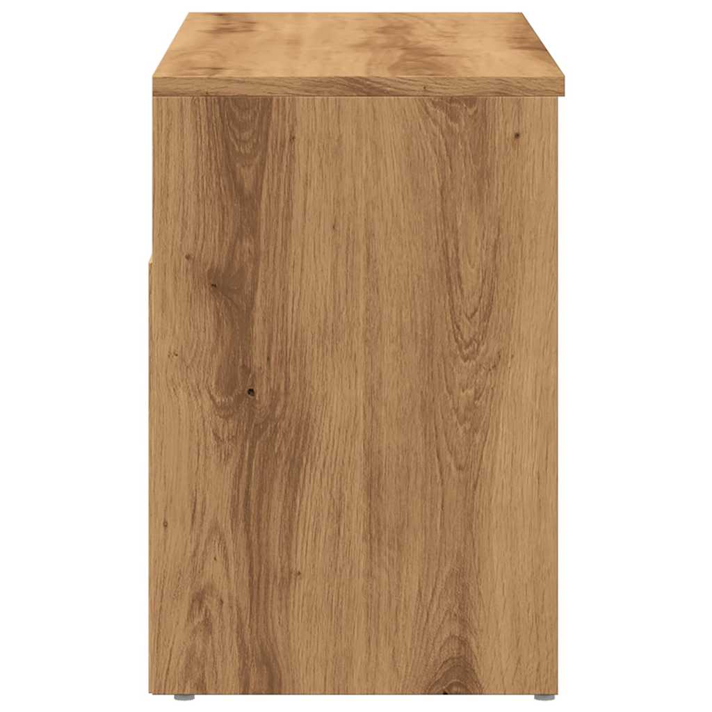 Schuhbank Weiß 60x30x45 cm Holzwerkstoff