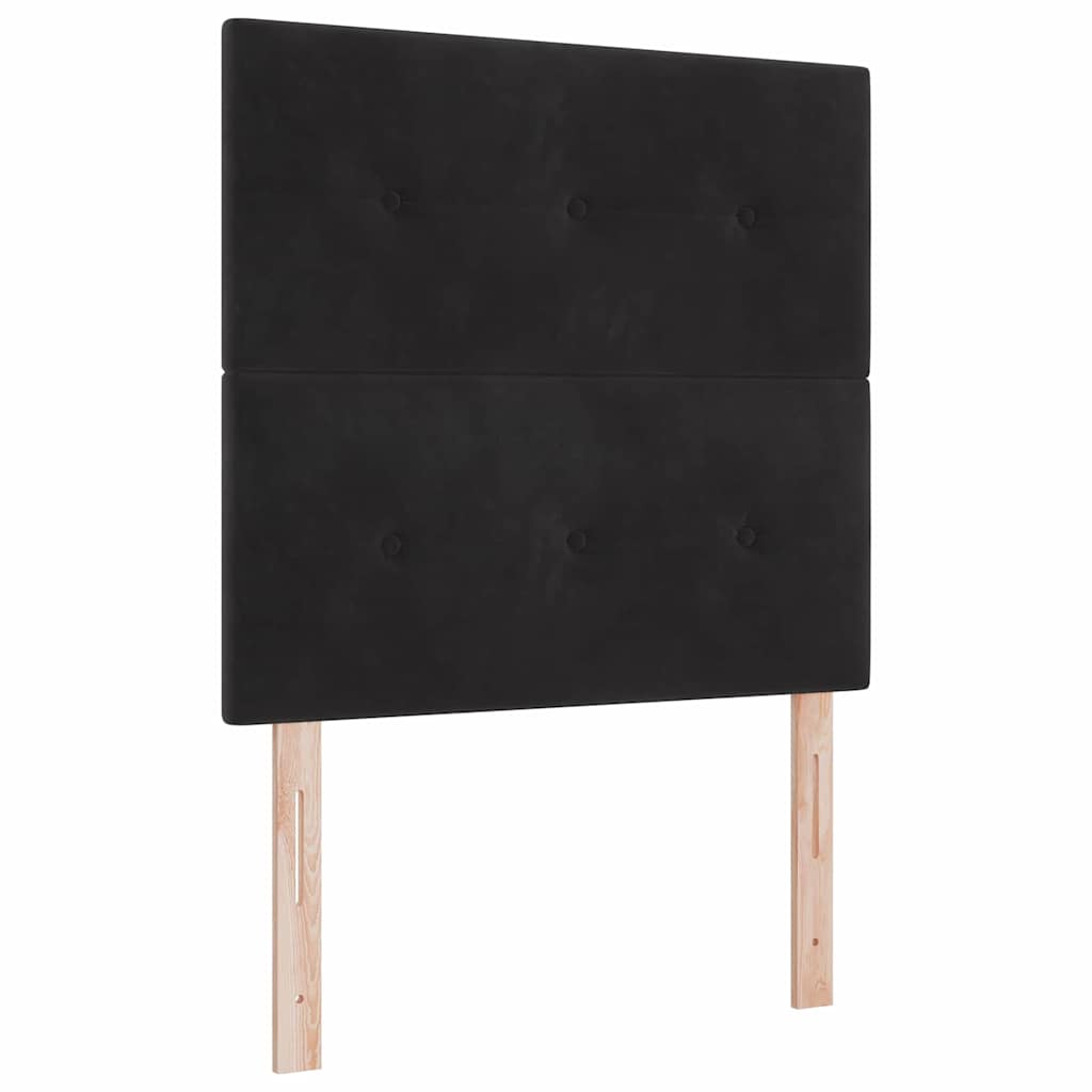 Kopfteil Hellgrau 80 cm Samt