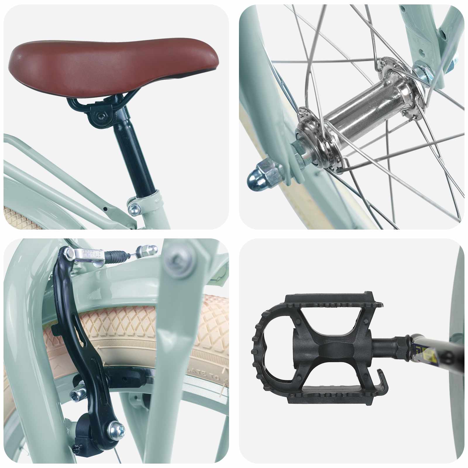 Kinderfahrrad 12 Zoll für 2-4 Jahre alt Hellrosa