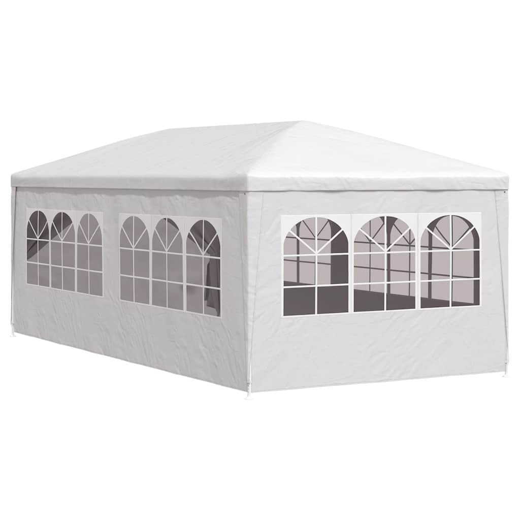 Party-Zelt 400 x 300 x 255 cm Rot PE und Stahl