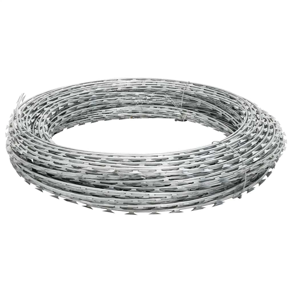 Stacheldraht Concertina Klingendraht Verzinkter Stahl 100 m