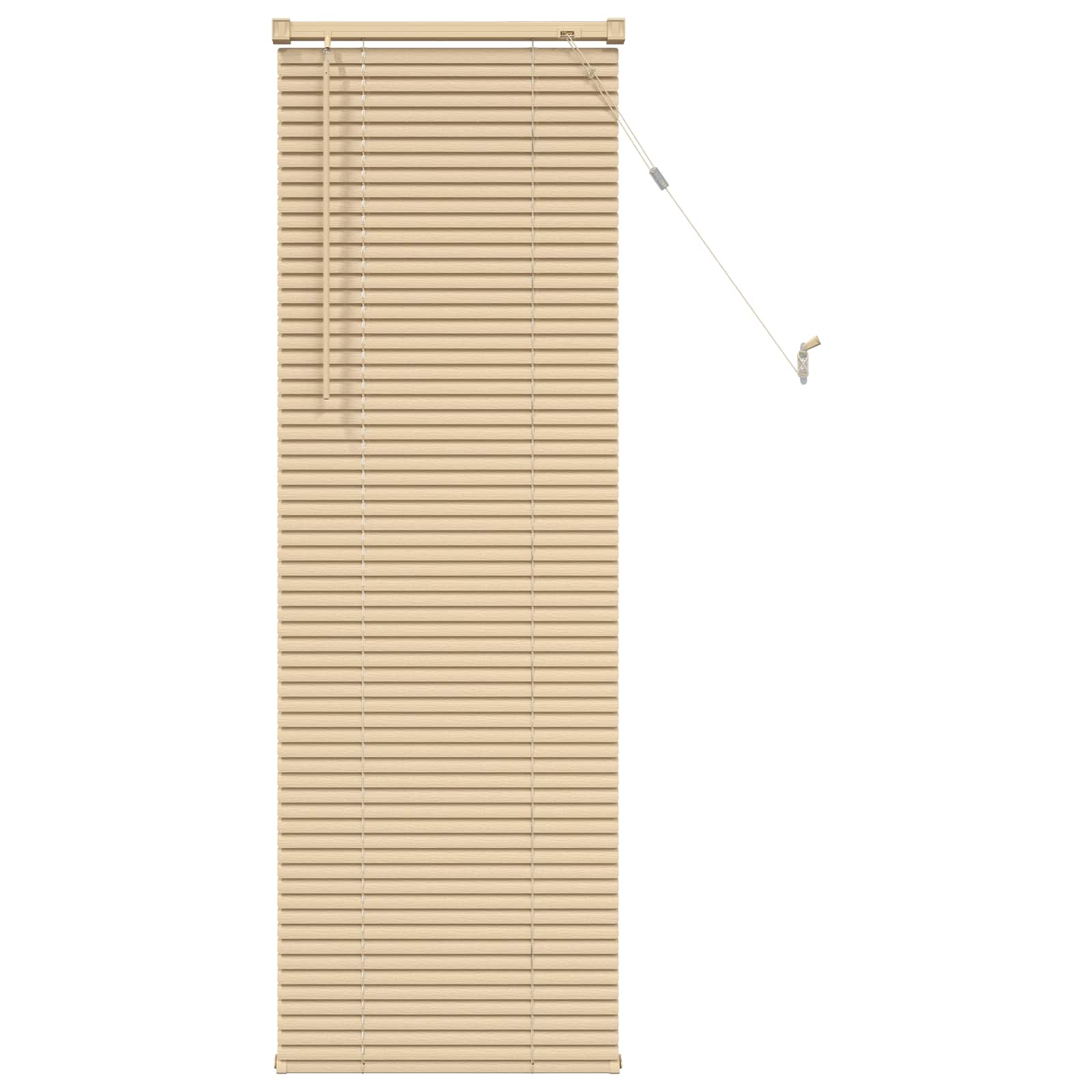 Jalousie Silber Grau 150 x 40 cm 25 mm PVC