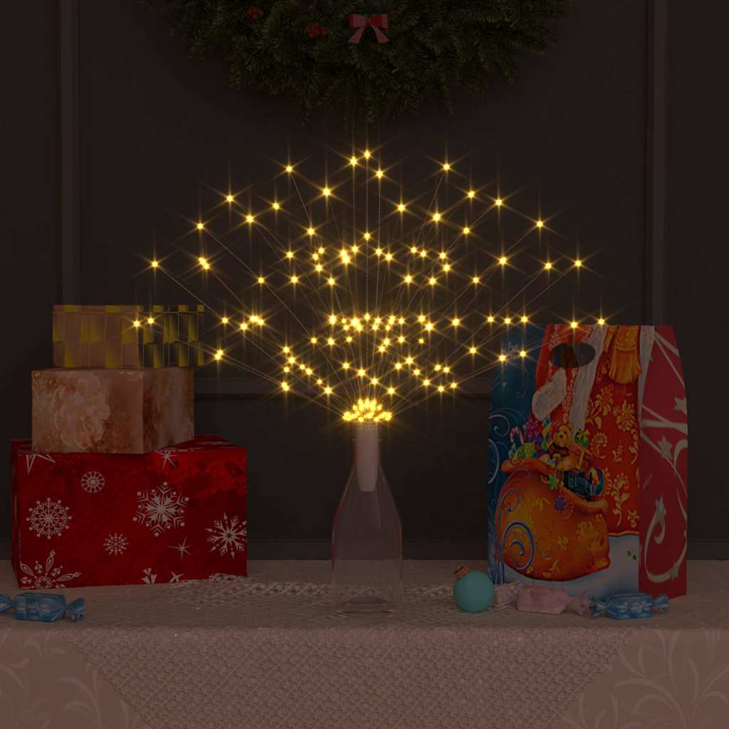 Feuerwerkslicht Weihnachtsdeko Warmweiß 20 cm 140 LEDs
