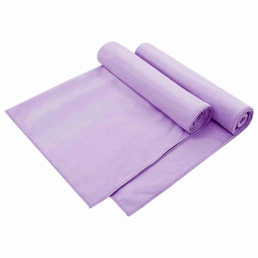 Außenstuhl Handtücher 2 pcs Schwarz 130 x 60 cm