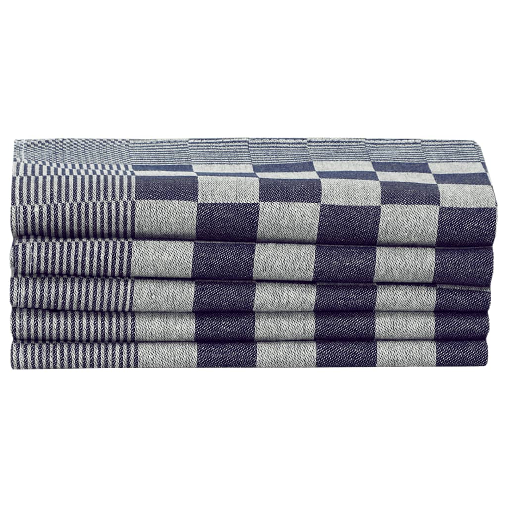 10-tlg. Handtuch-Set Schwarz und Grau Baumwolle