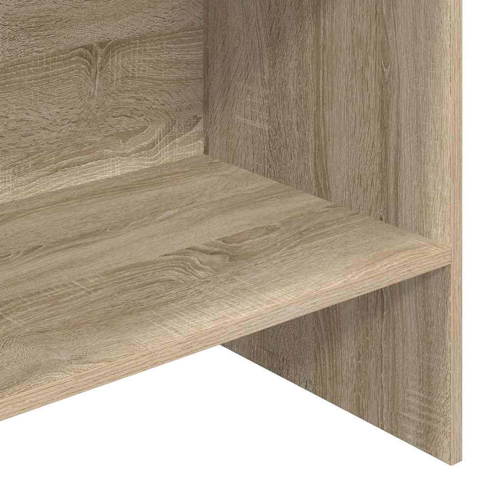 Bücherregal Weiß 60x35x180 cm Holzwerkstoff