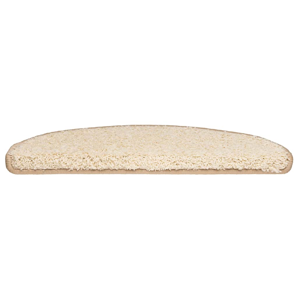 Stufenmatten 15 Stk. 56x17x3 cm Grau Halbrund