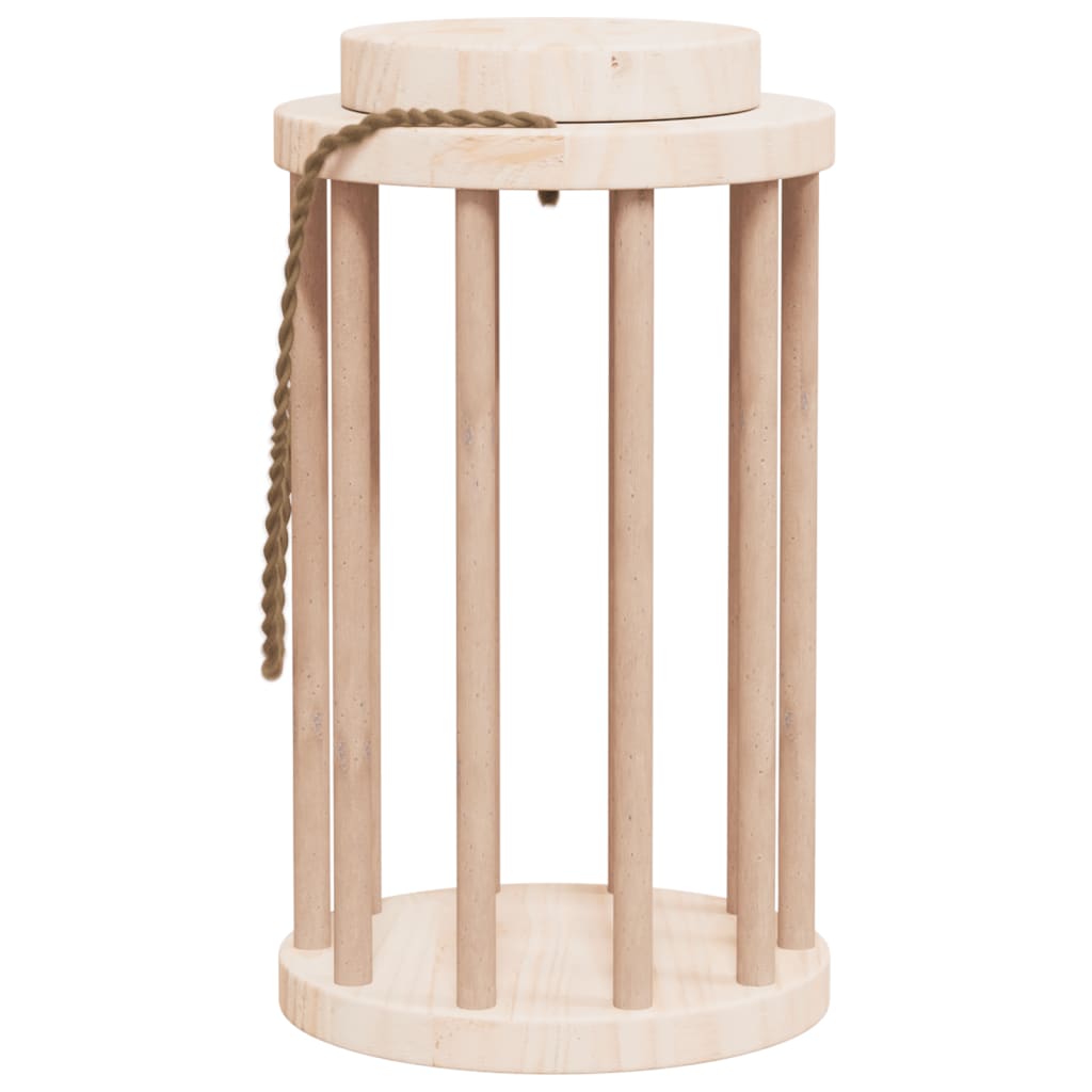 Heuraufe für Kaninchen 25x18,5x20,5 cm Massivholz Tanne
