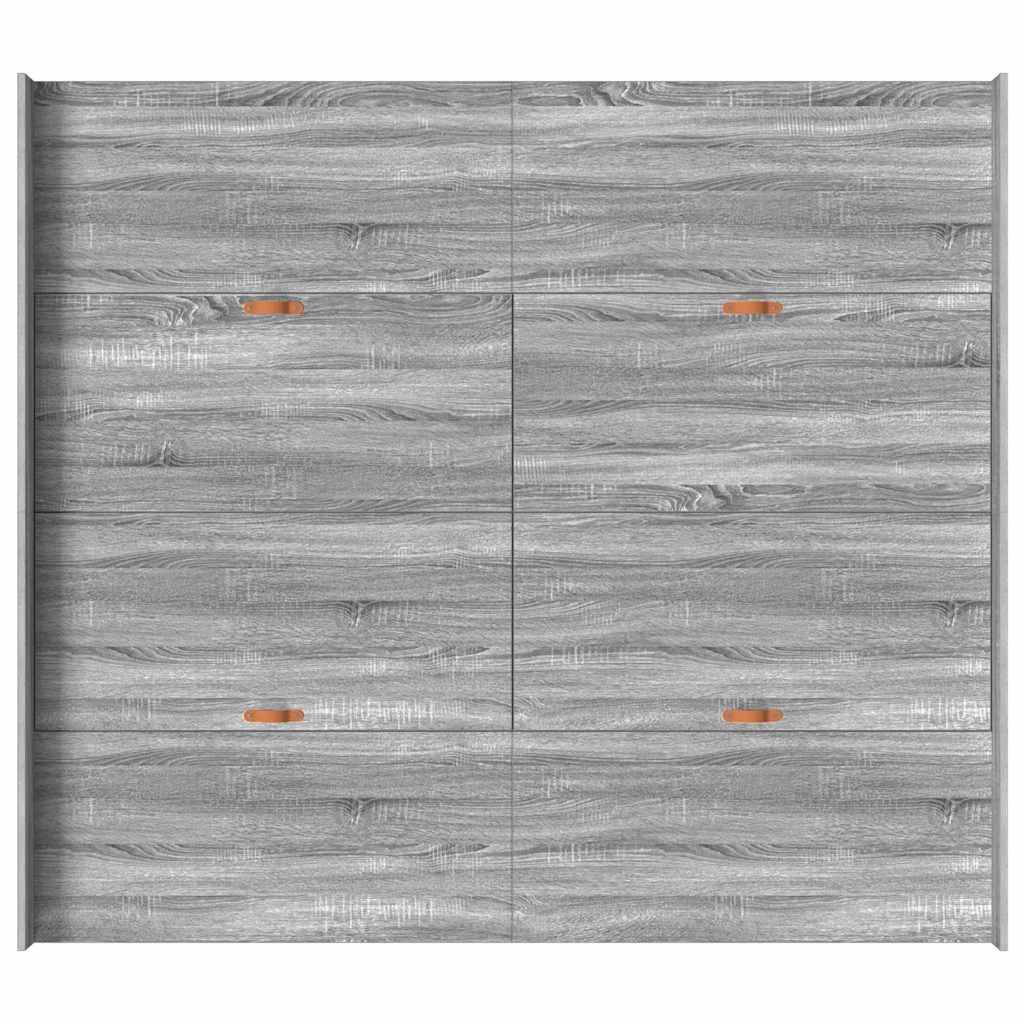 Aufbewahrungsbettgestell Weiß 200 x 200 cm Holzwerkstoff