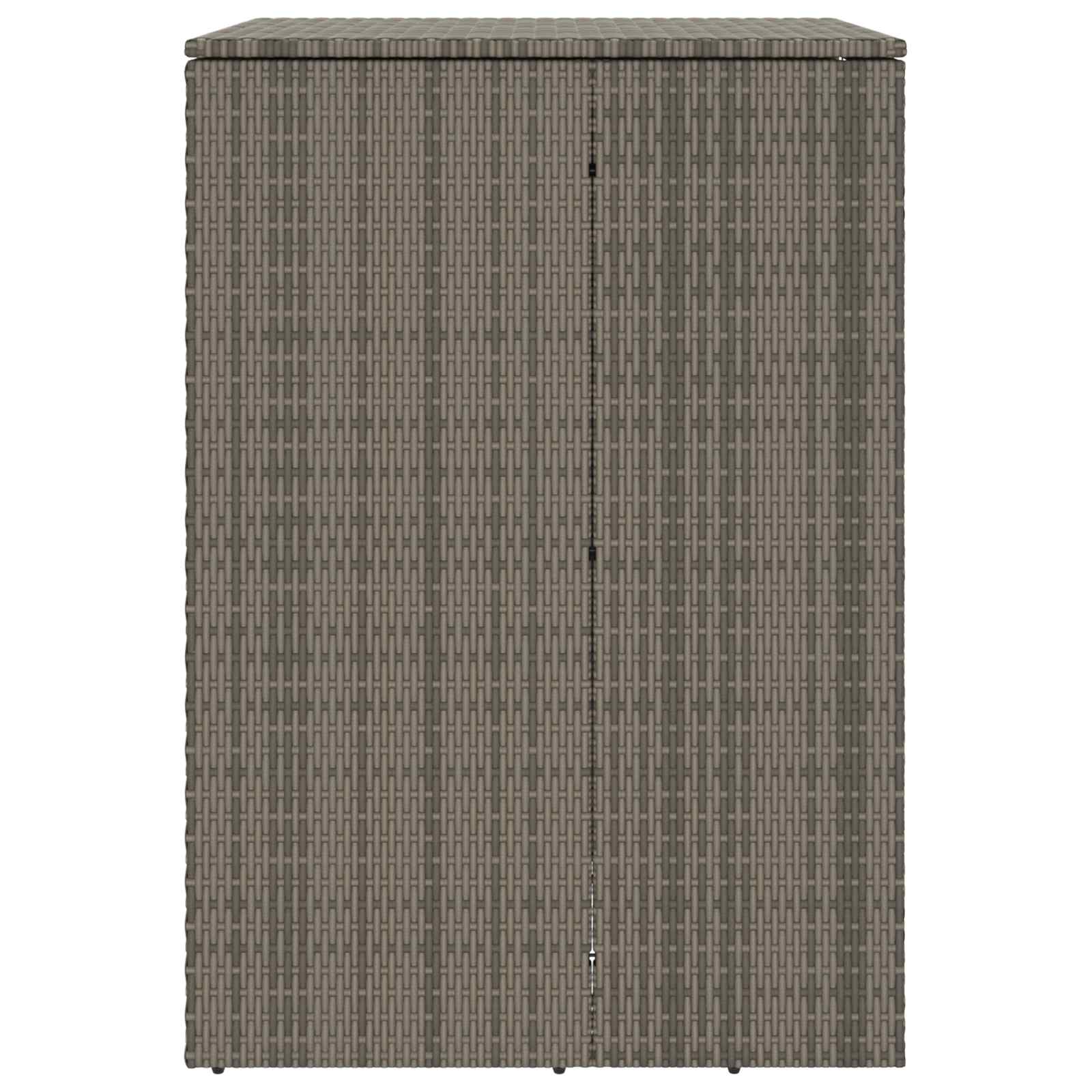 Mülltonnenbox Schwarz 65 x 80 x 115 cm Polyethylen