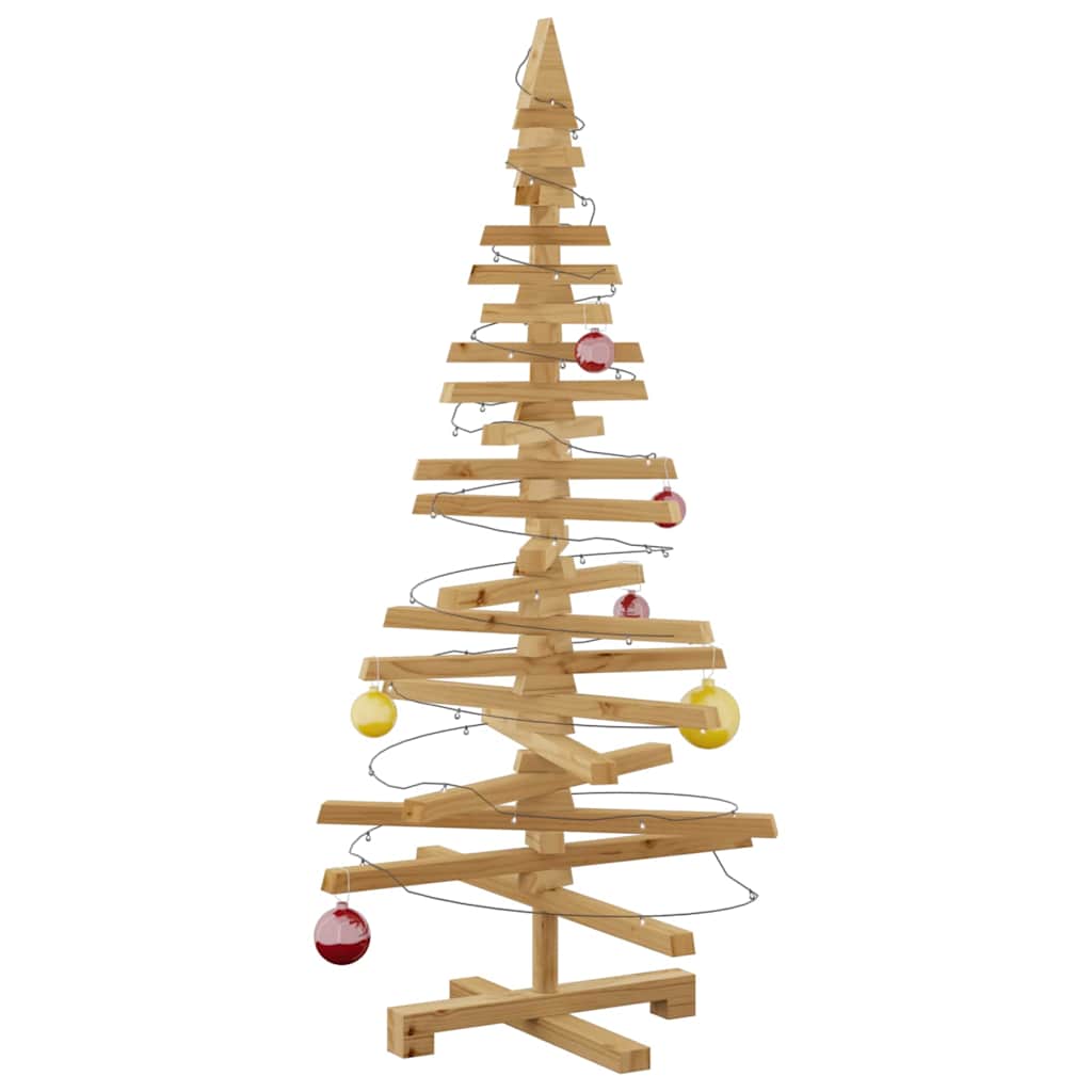 Weihnachtsbaum Holz zum Schmücken 60 cm Massivholz Kiefer