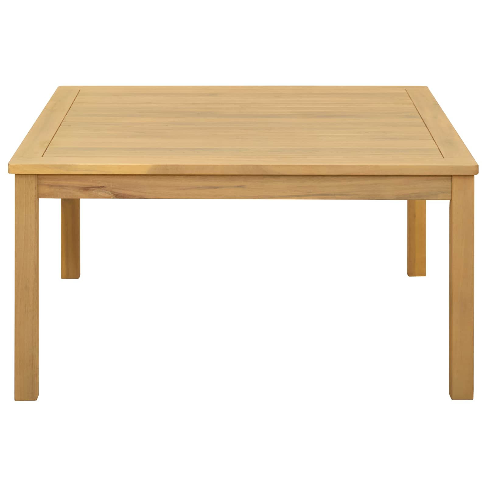 Couchtisch Helles Akazienholz 45 x 45 x 36 cm Massivholz Akazie