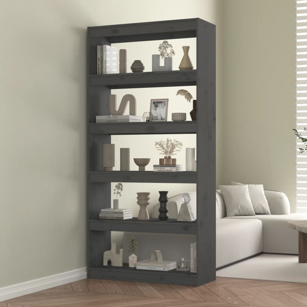 Bücherregal/Raumteiler 80x30x71,5 cm Massivholz Kiefer