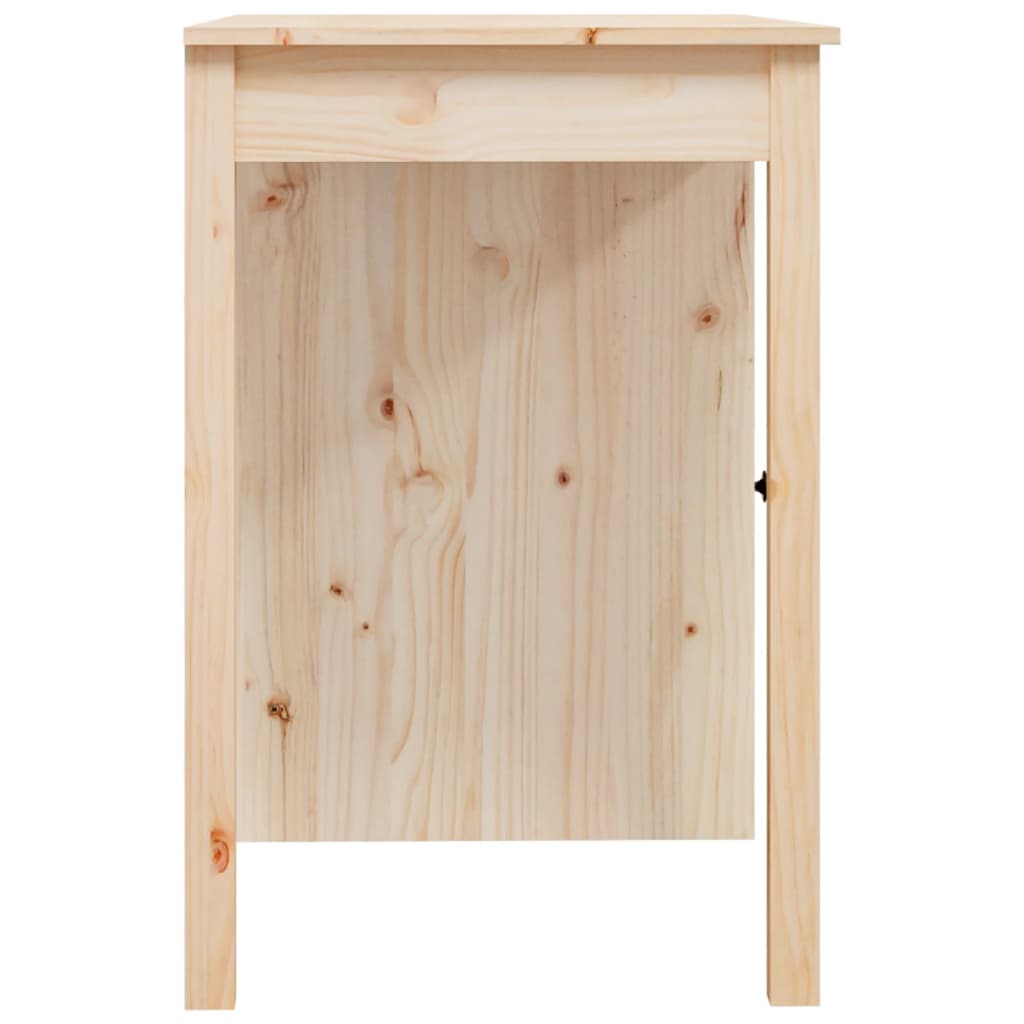 Schreibtisch Wachsbraun 100 x 50 x 74 cm Massives Kiefernholz